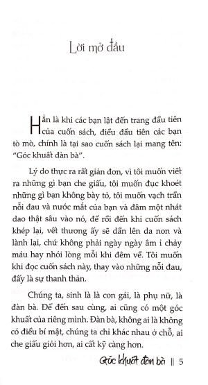 góc khuất đàn bà