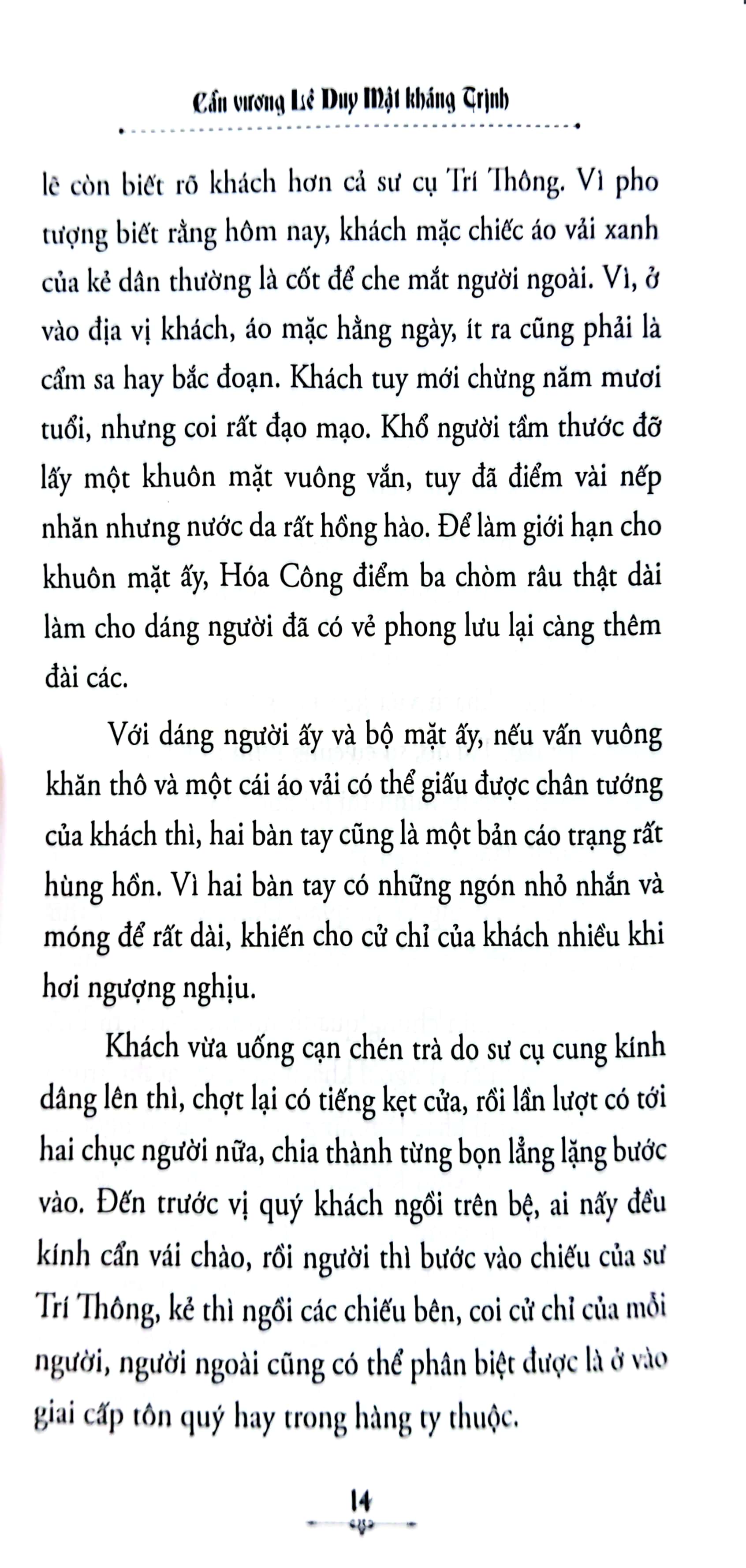 góc nhìn sử việt - cần vương lê duy mật kháng trịnh