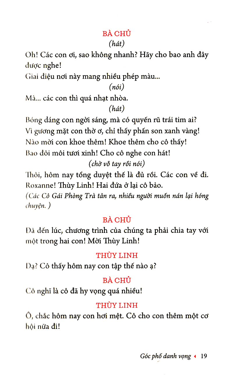 góc phố danh vọng