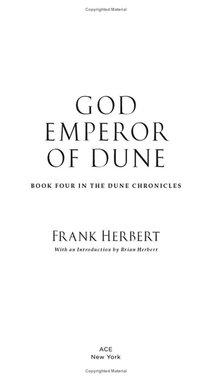 god emperor of dune