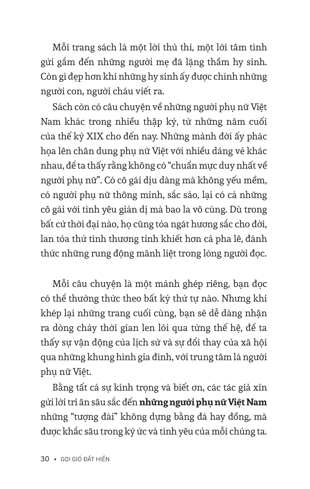 Gọi Gió Đất Hiền - Những Câu Chuyện Về Người Phụ Nữ Việt Nam