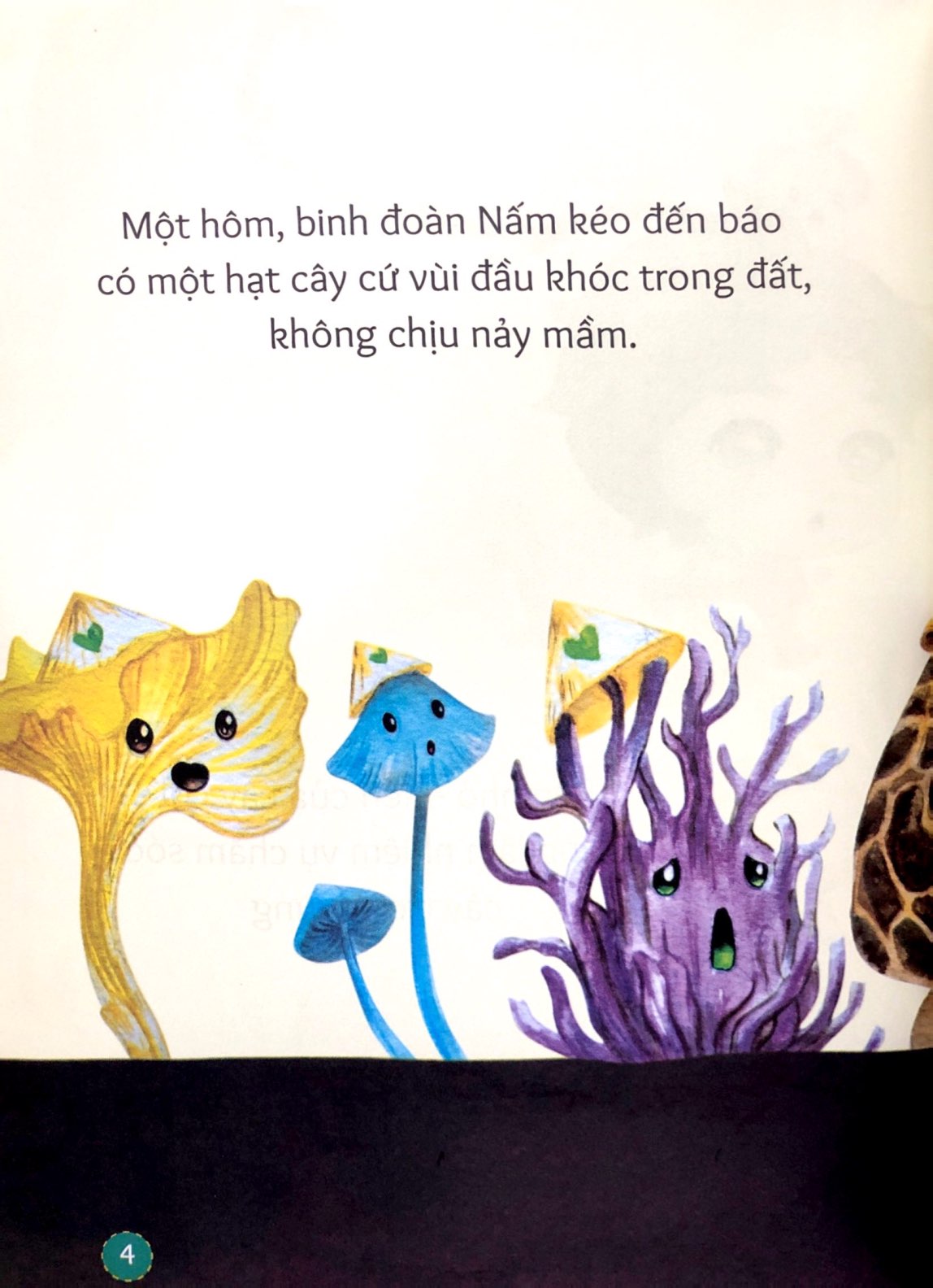 gợi mở trí tưởng tượng - hạt nhỏ không chịu nảy mầm - bài học vượt qua sợ hãi và dũng cảm lớn lên