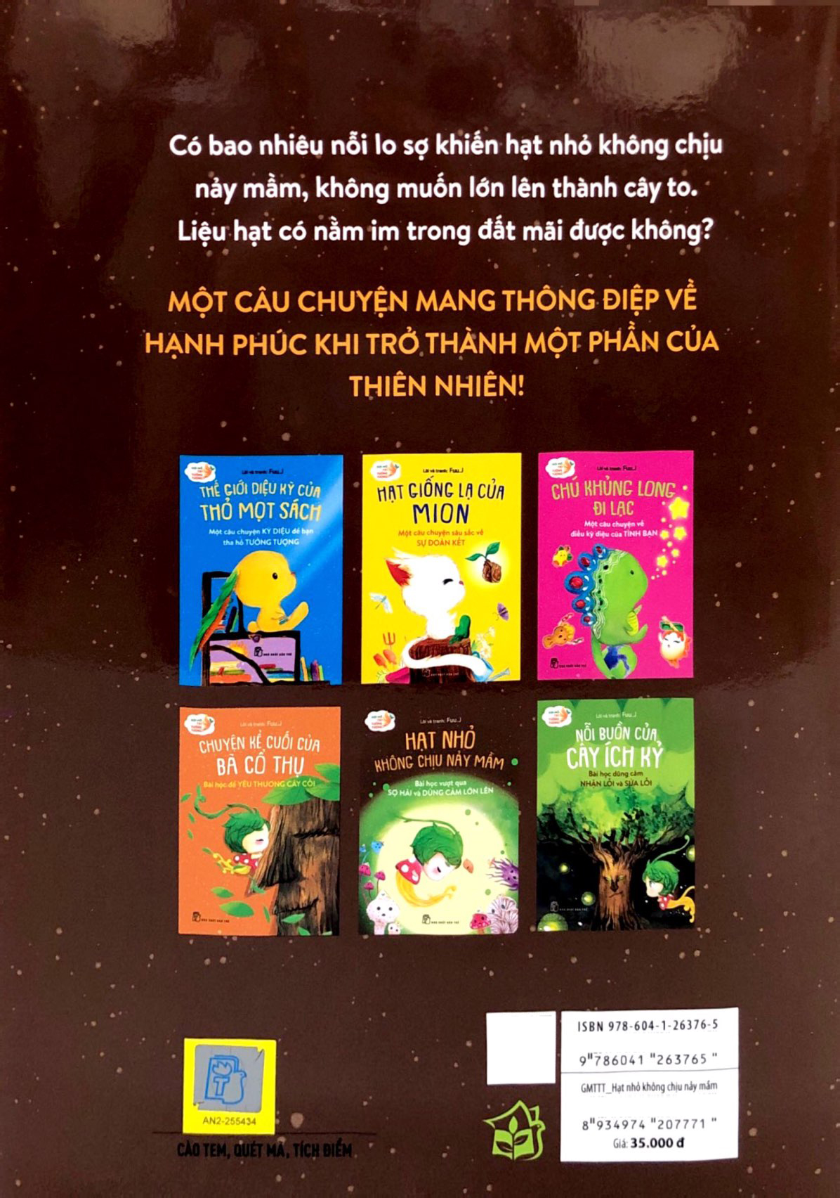 gợi mở trí tưởng tượng - hạt nhỏ không chịu nảy mầm - bài học vượt qua sợ hãi và dũng cảm lớn lên