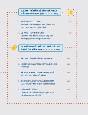 gọi vốn cho người cần vốn vốn - thấu hiểu, thuyết phục, hợp tác với nhà đầu tư hiệu quả