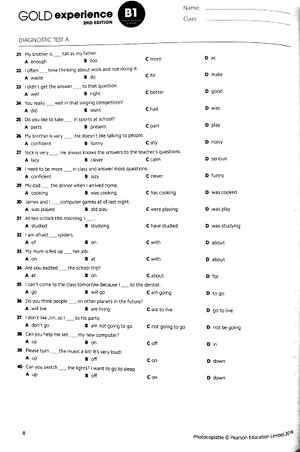 gold experience 2nd edition teacher's resource book level b1