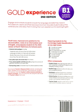gold experience 2nd edition teacher's resource book level b1