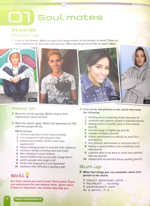 gold experience b2 students' book