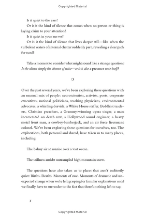 golden: the power of silence in a world of noise