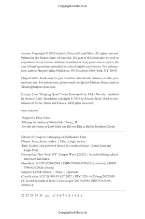 golden: the power of silence in a world of noise