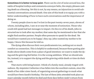 good grief - embracing life at a time of death