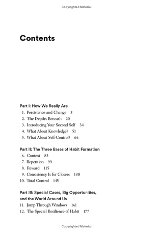 good habits, bad habits