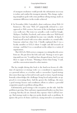 good strategy/bad strategy : the difference and why it matters