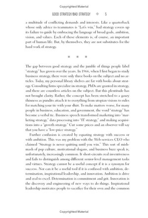 good strategy/bad strategy : the difference and why it matters