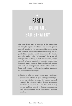 good strategy/bad strategy : the difference and why it matters