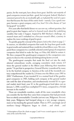 good to great : why some companies make the leap...and others don't