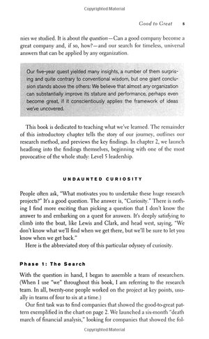 good to great : why some companies make the leap...and others don't