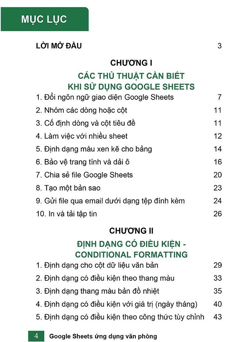 google sheet ứng dụng văn phòng - tạo báo cáo tự động và trực quan dữ liệu