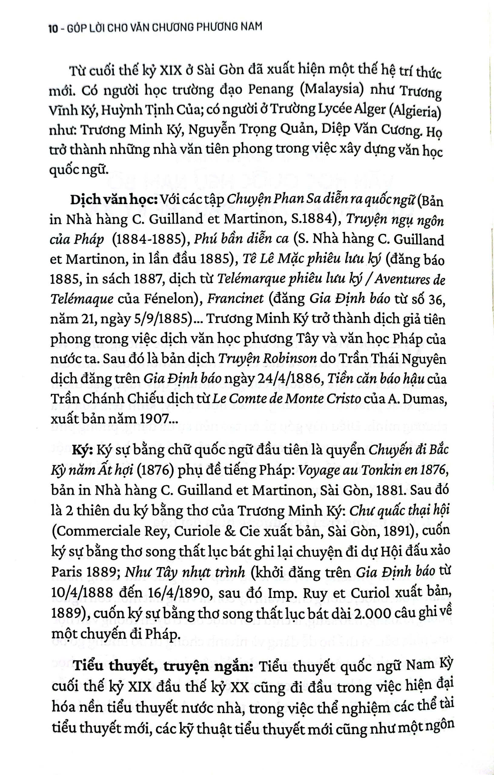 góp lời cho văn chương phương nam