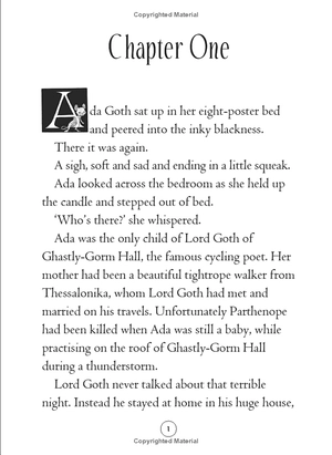 goth girl and the ghost of a mouse