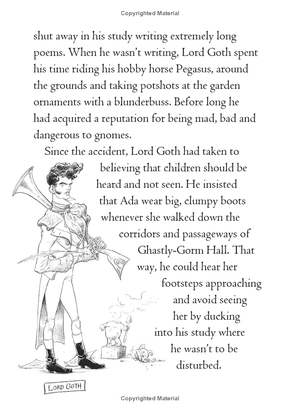 goth girl and the ghost of a mouse