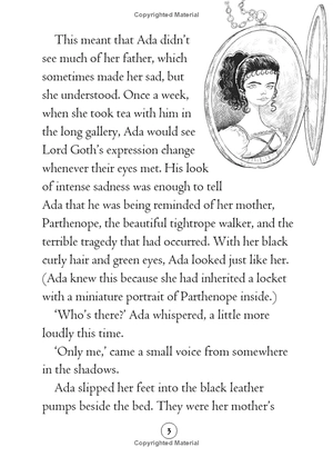 goth girl and the ghost of a mouse