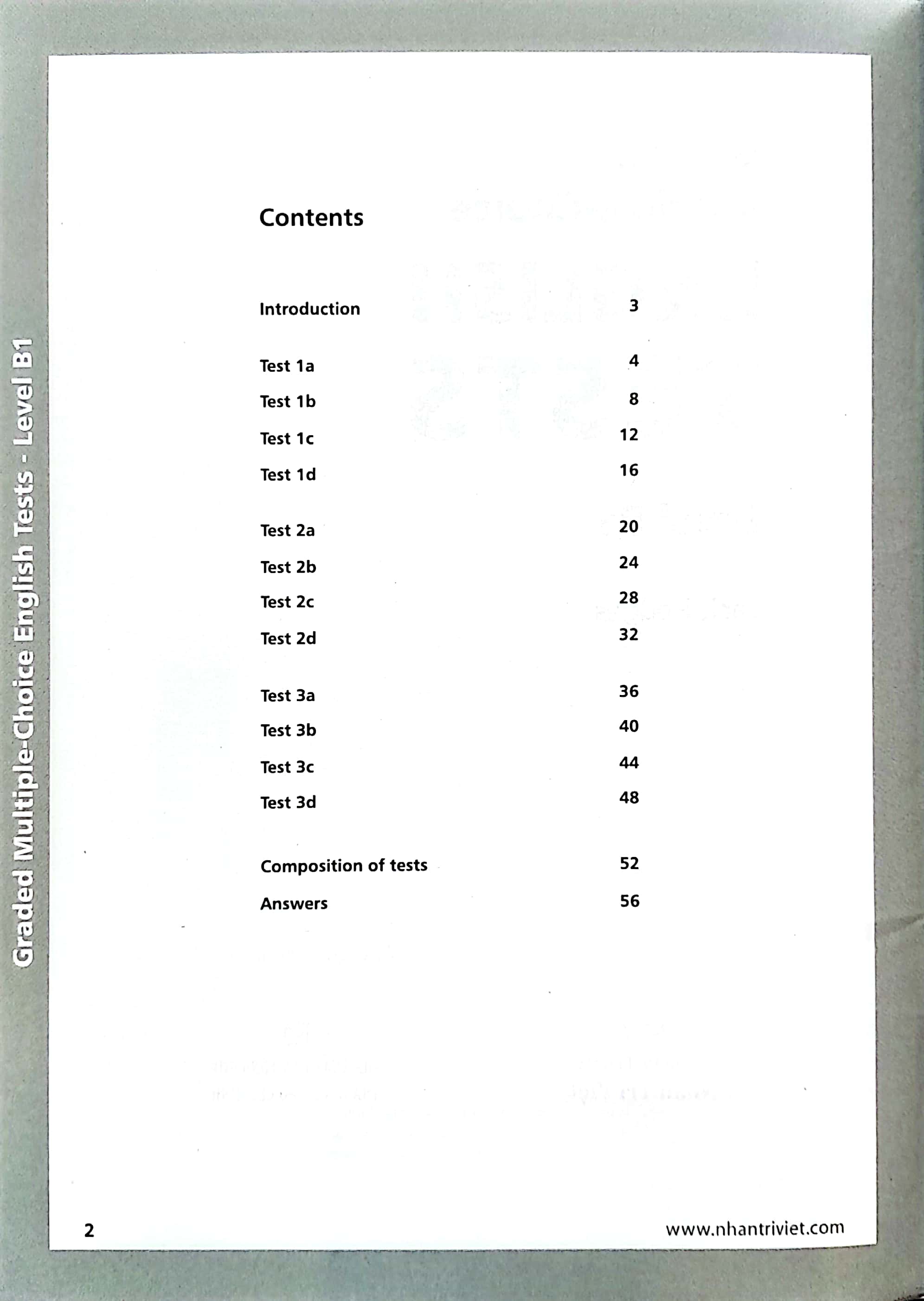 graded multiple - choice english test level b1( không cd)