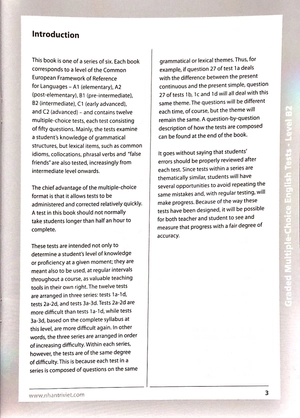 graded multiple - choice english test level b2 (không cd)