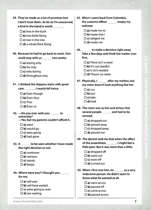 graded multiple - choice english test level c1 (không cd)