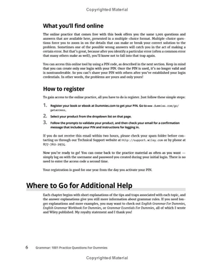 grammar: 1001 practice questions for dummies (+ free online practice)