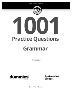 grammar: 1001 practice questions for dummies (+ free online practice)