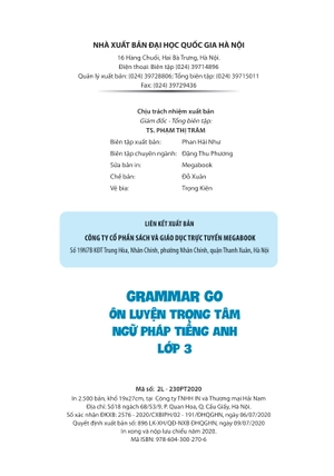 grammar go ôn luyện trọng tâm ngữ pháp tiếng anh lớp 3