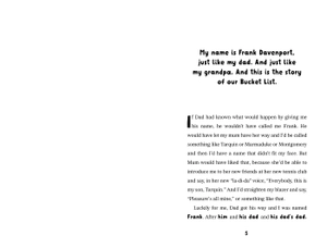 grandpa frank's great big bucket list