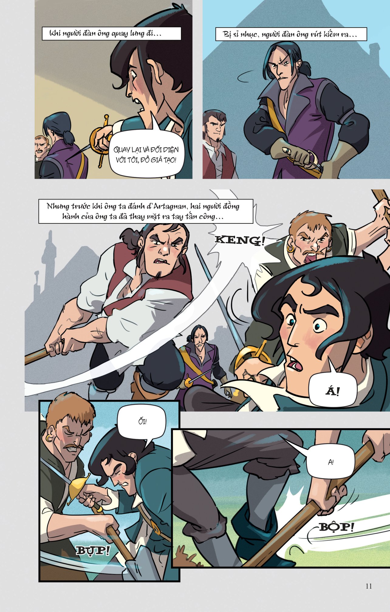 graphic classics - the three musketeers - ba chàng lính ngự lâm