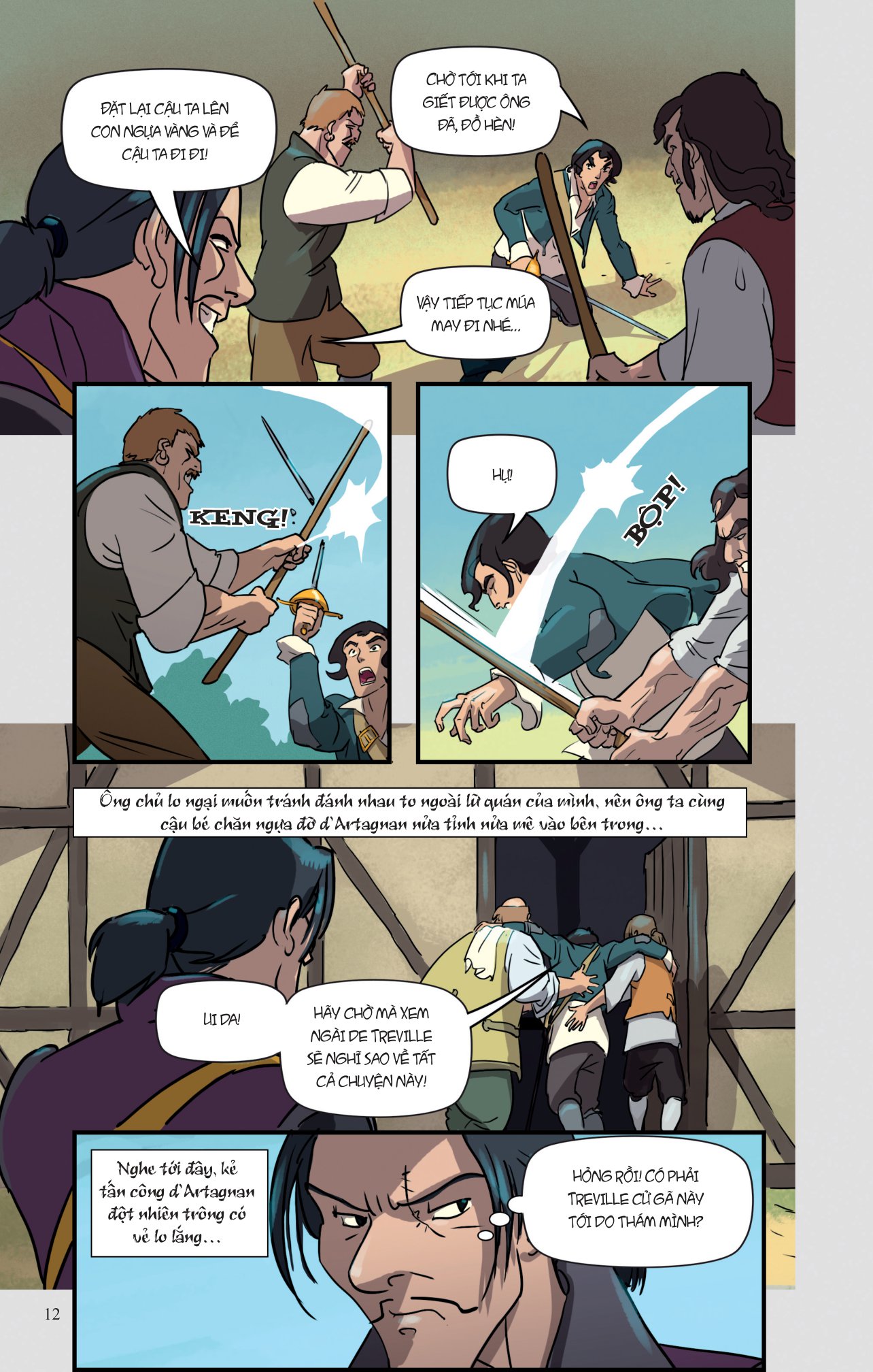 graphic classics - the three musketeers - ba chàng lính ngự lâm