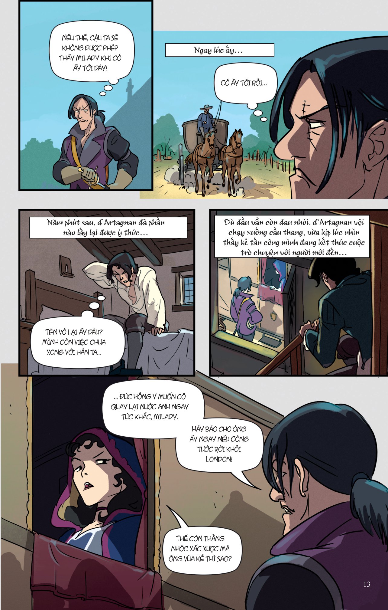 graphic classics - the three musketeers - ba chàng lính ngự lâm