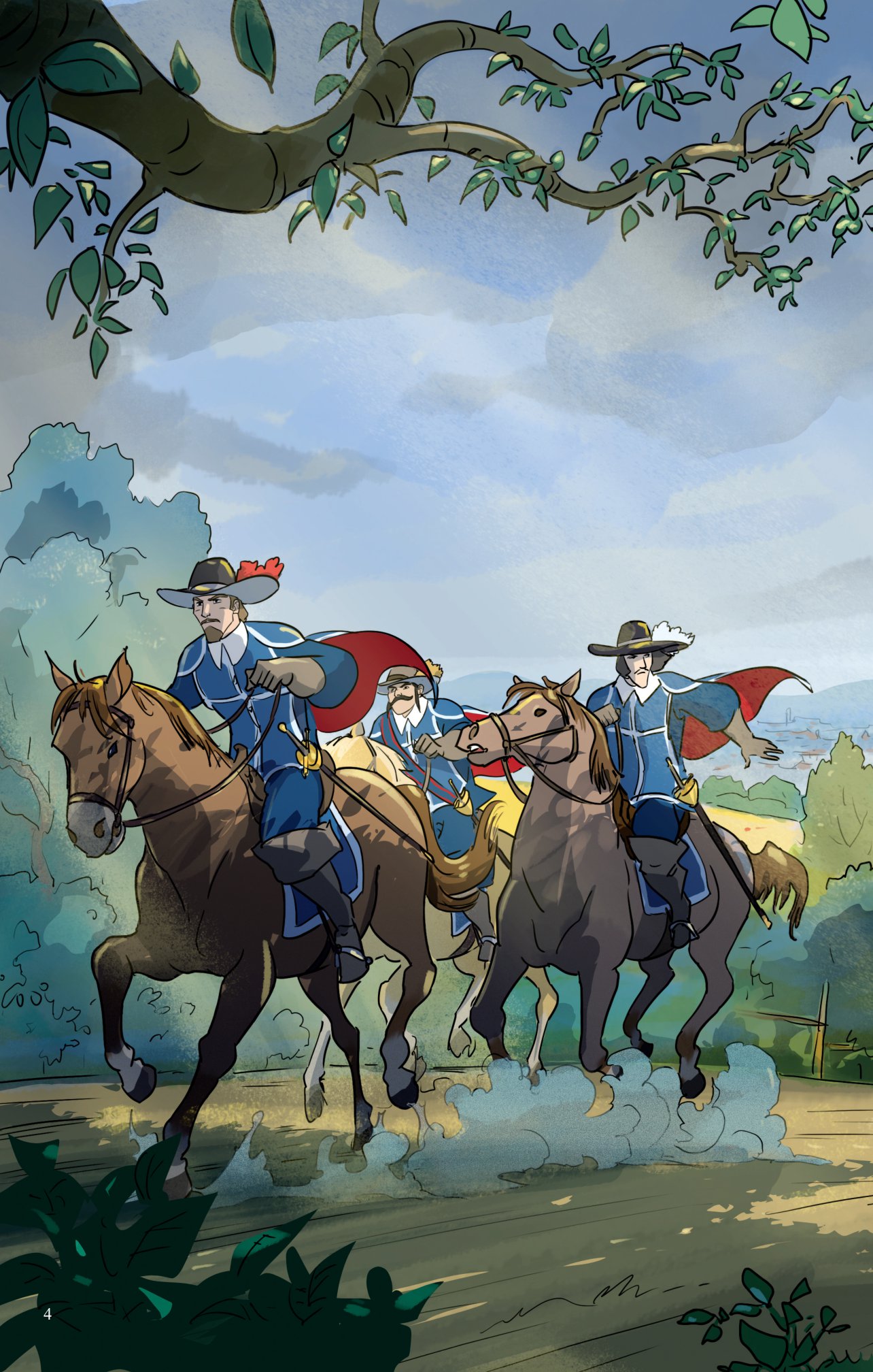 graphic classics - the three musketeers - ba chàng lính ngự lâm