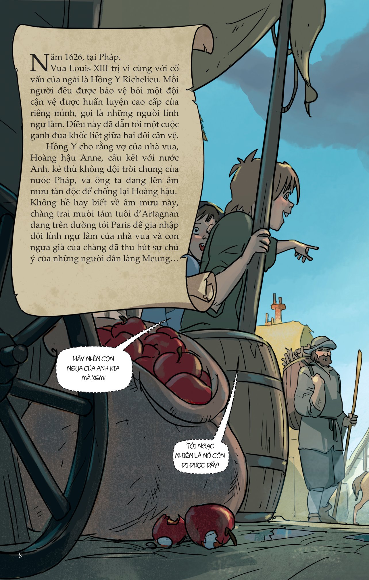 graphic classics - the three musketeers - ba chàng lính ngự lâm