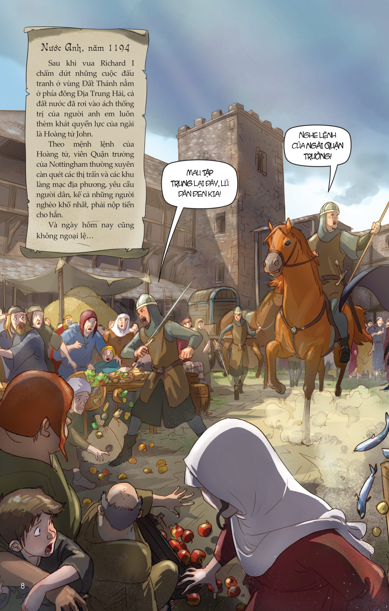 graphic legends - the adventures of robin hood - những chuyến phiêu lưu của robin hood