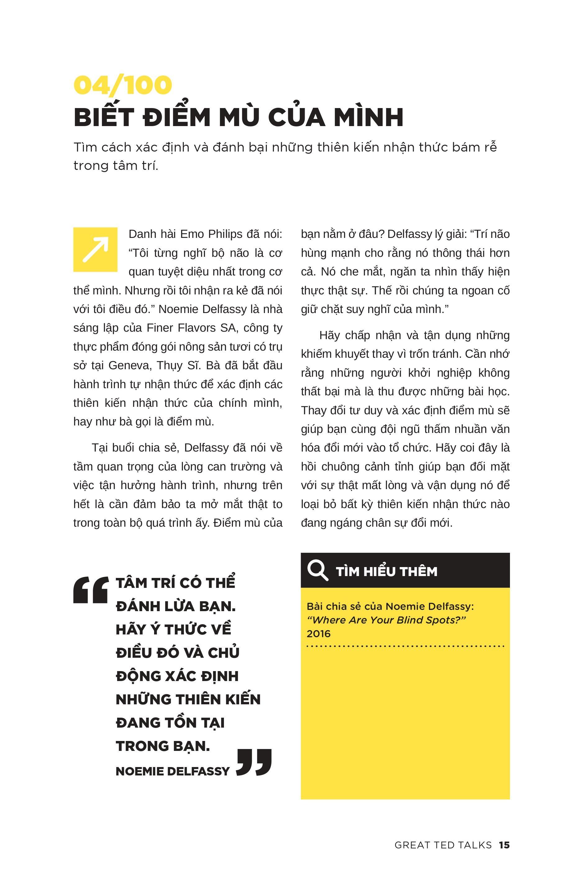 great ted talks: đổi mới tư duy - thoát khỏi chiếc hộp an toàn