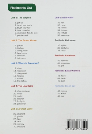 greenman and the magic forest b flashcards (pack of 48)