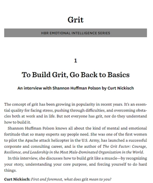 grit (hbr emotional intelligence series)