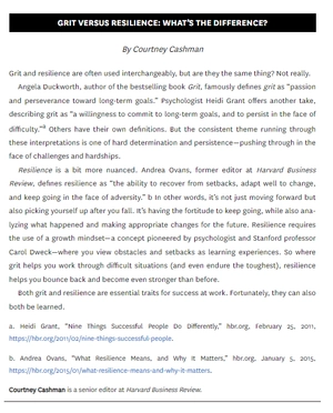 grit (hbr emotional intelligence series)