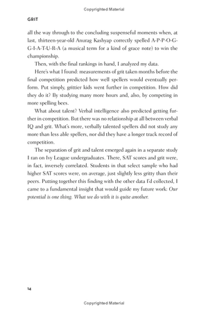 grit: why passion and persistence are the secrets to success