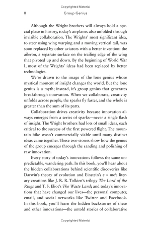 group genius: the creative power of collaboration