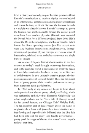 group genius: the creative power of collaboration