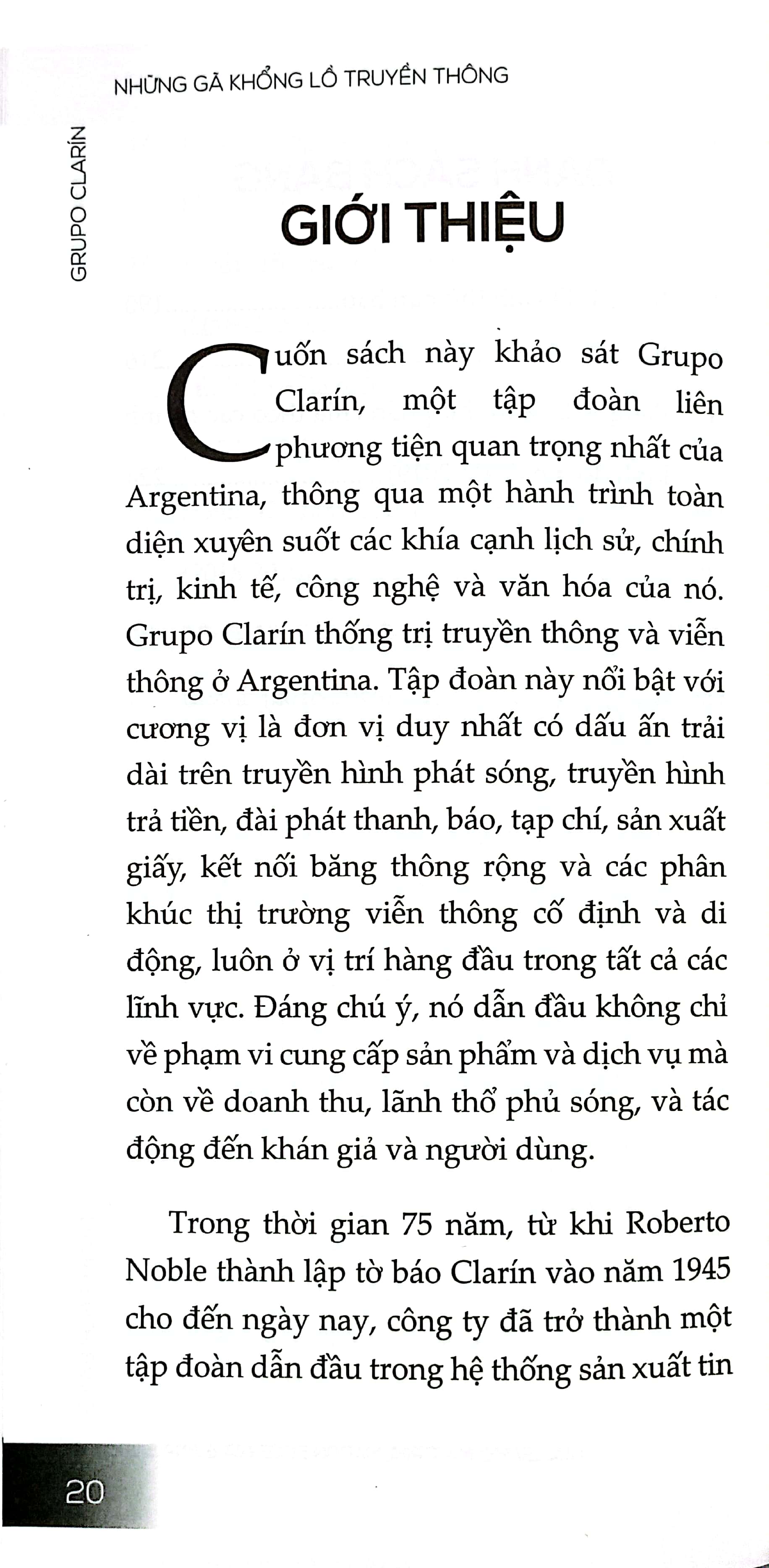 grupo clarin - hành trình từ báo xã luận đến ông trùm truyền thông argentina