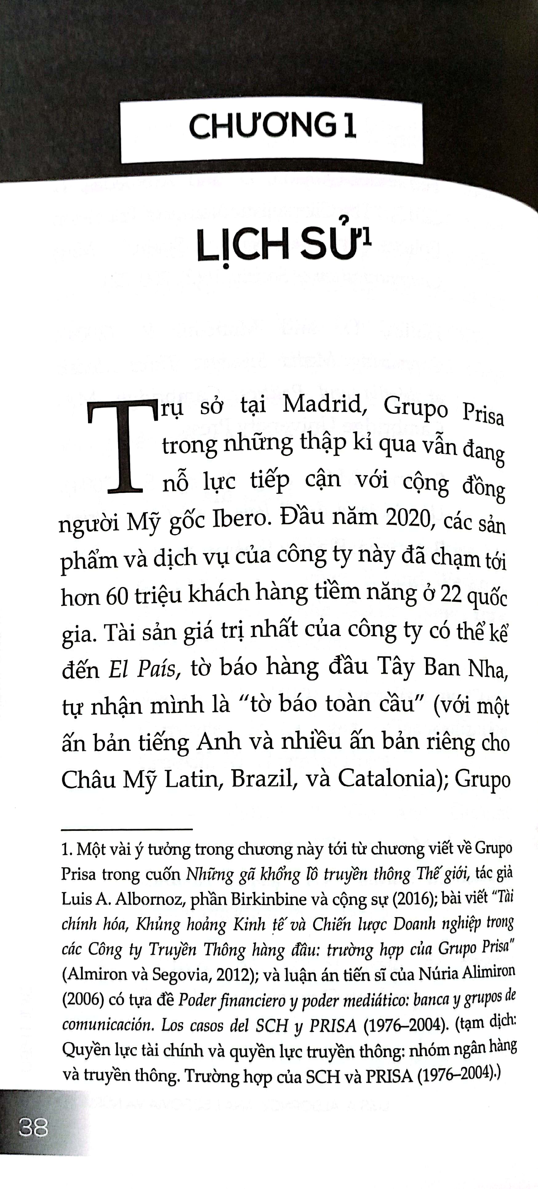 grupo prisa - truyền thông nâng cao dân trí và vì tiếng nói của người dân