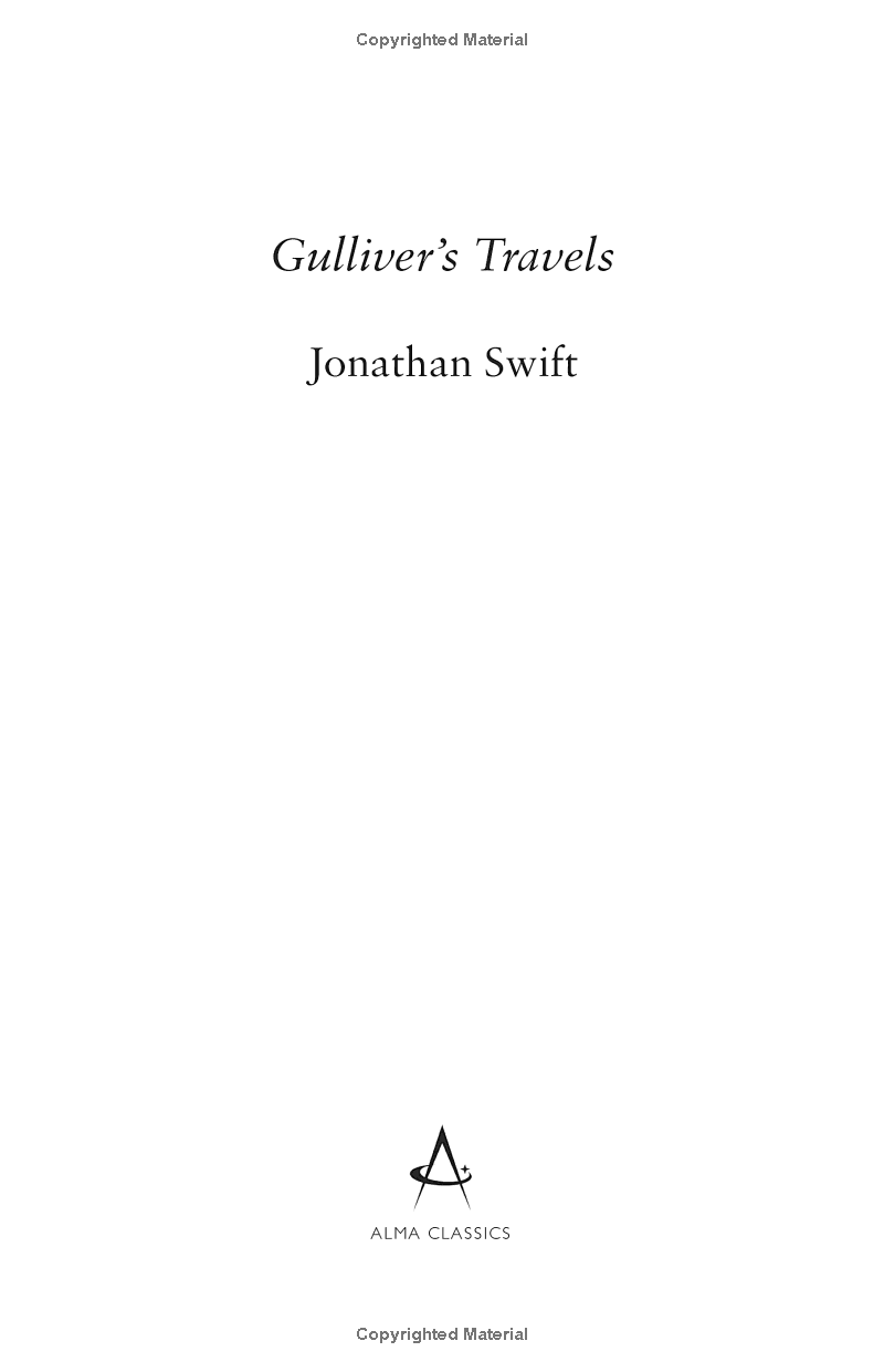Gulliver's Travels (Alma Classics Evergreens)