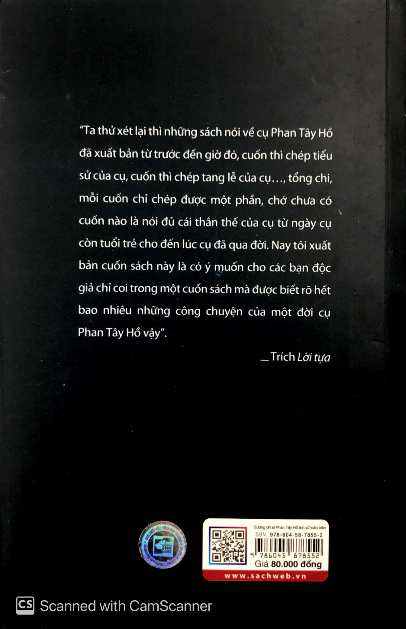 gương chí sĩ phan tây hồ lịch sử toàn biên (tái bản 2018)