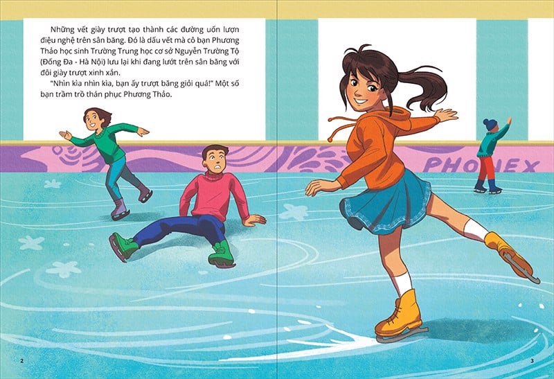 gương thiếu nhi làm theo lời bác - niềm yêu thích trượt băng